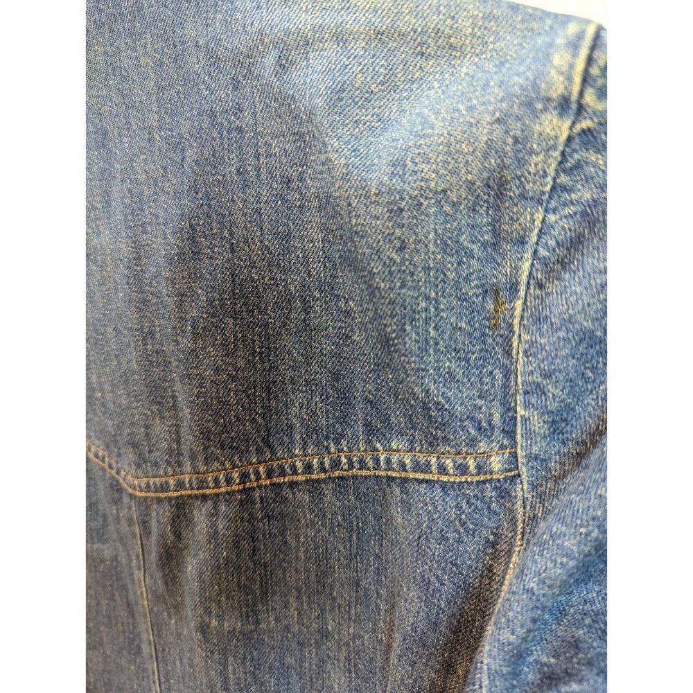 Vintage Levis Orange Tab 76068 Blazer Denim Jacket Chore Usa Made 1 1/2 READ - Picture 4 of 9